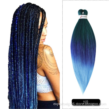 Bulk Pre-strched Braiding Hair Wholesale Braiding Synthetic Hair Extension for Braid Crochet